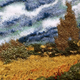 Illustration for article titled Van Gogh's Starry Night and Other Masterpieces Recreated With Salty Snacks and Spices